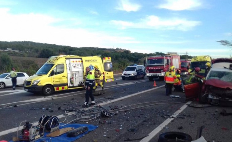 Fin de semana negro en las carreteras de Catalunya: 8 víctimas mortales