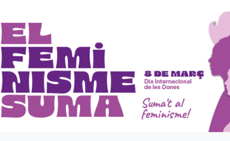 'El feminisme suma': el lema de la Diputació de Barcelona para el 8M de 2025
