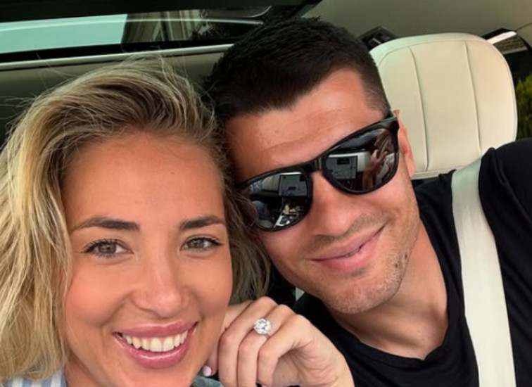 La felicitación de cumpleaños a Alice Campello del Álvaro Morata más romántico