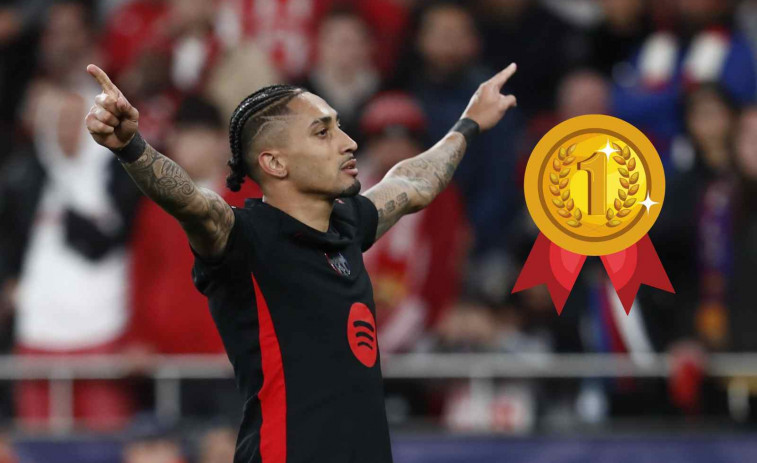 Raphinha supera las cifras de Vinicius y las redes piden que le den el Balón de Oro 2025