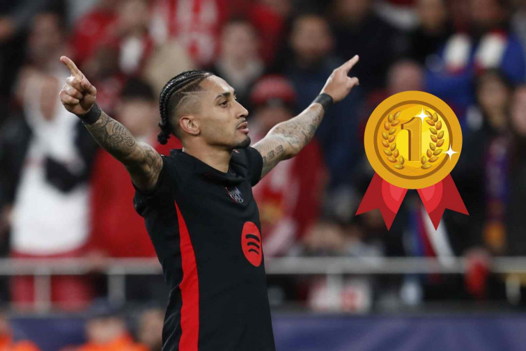 Raphinha supera las cifras de Vinicius y las redes piden que le den el Balón de Oro 2025