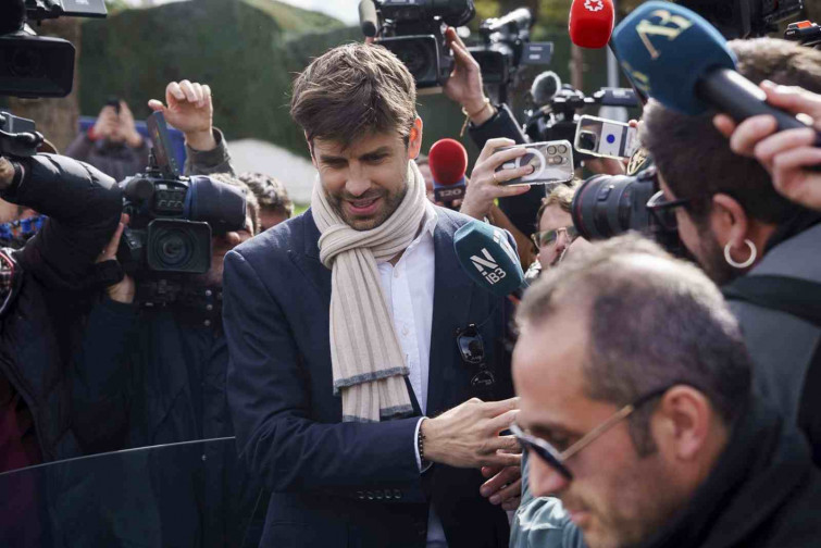 Piqué rompe a llorar en el juzgado: 