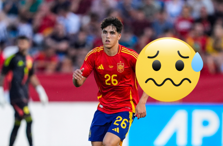 Cubarsí da un susto a los barcelonistas: el central pidió el cambio en el partido de España en la Nations League