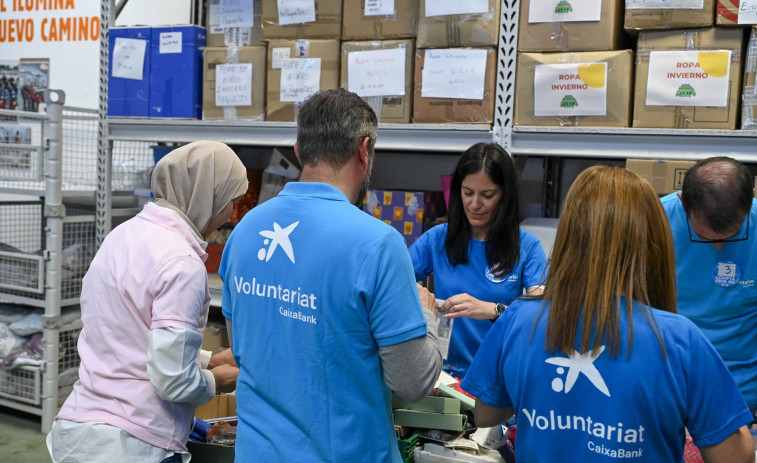 Voluntariado CaixaBank moviliza a más de 5.500 voluntarios en Catalunya en 7.600 actividades en 2024