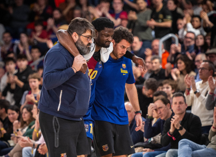 Otro golpe para el Barça de baloncesto: Chimezie Metu se rompe el tendón de Aquiles