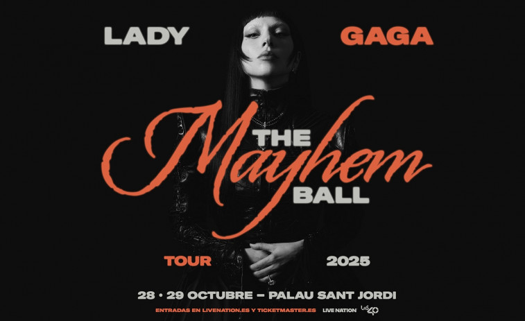 Lady Gaga ofrecerá dos conciertos en el Palau Sant Jordi de Barcelona en octubre