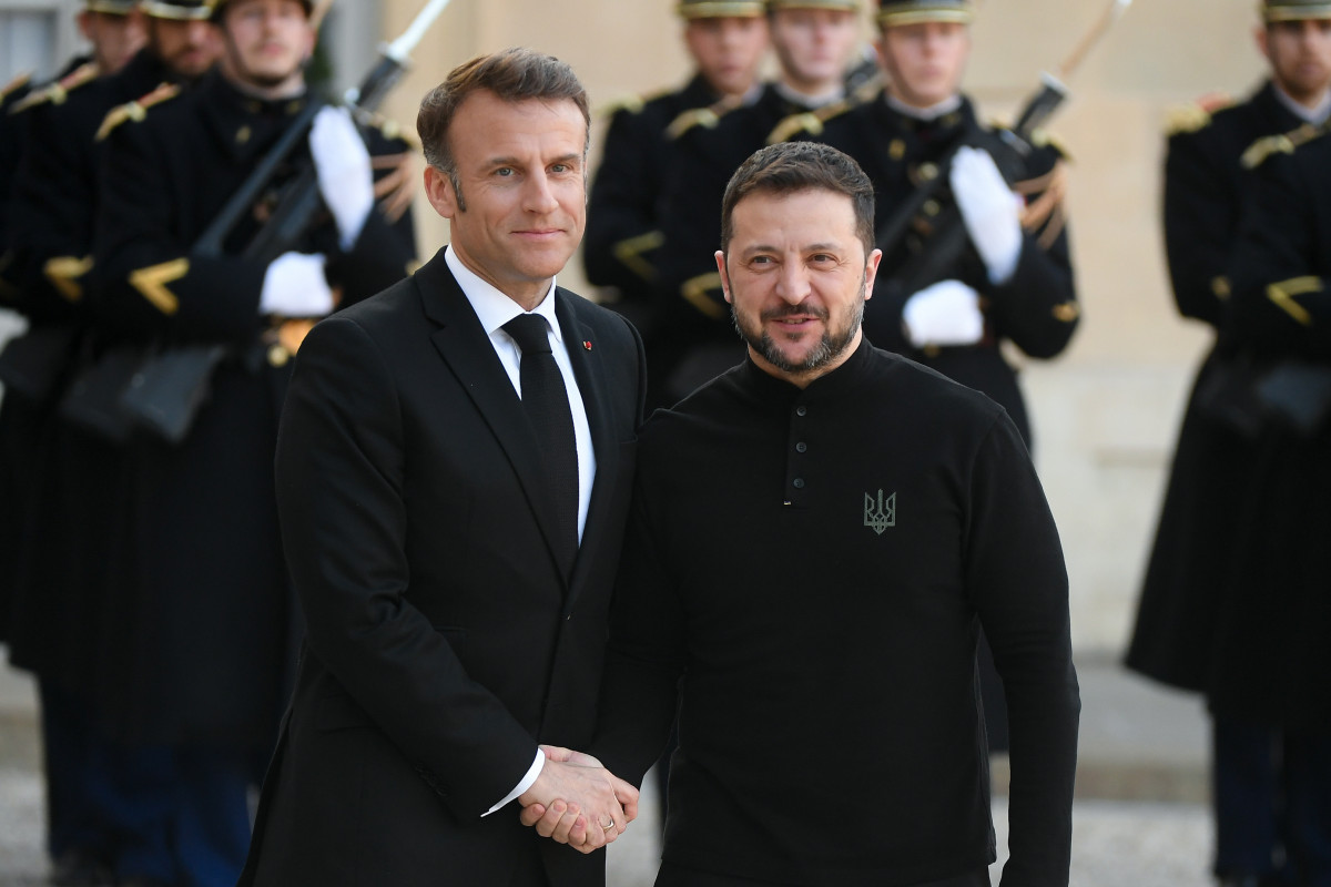 EuropaPress 6606360 march 26 2025 diner travail du president republique emmanuel macron avec
