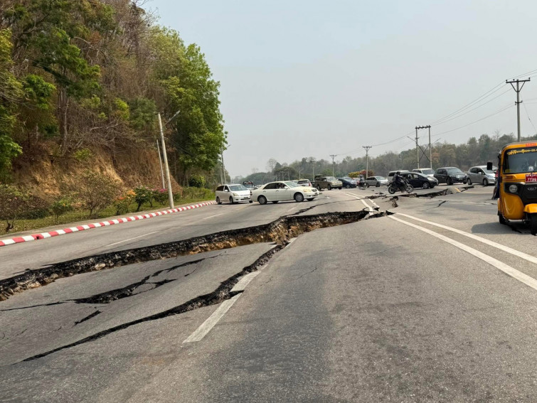 Impactantes imágenes del terremoto de Myanmar que ha matado a 144 personas