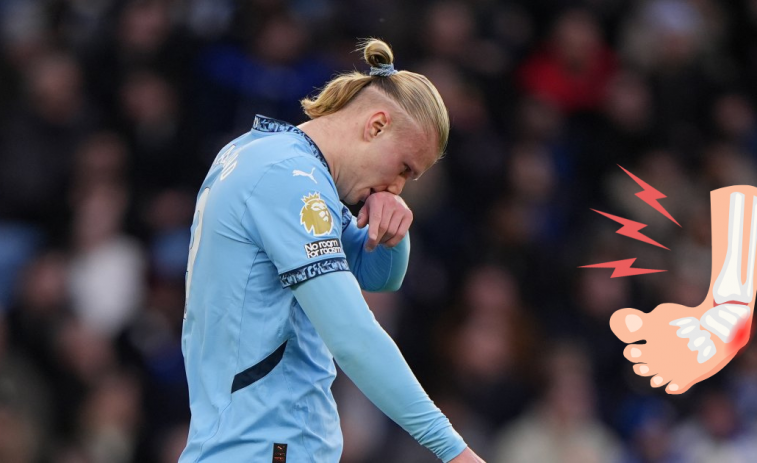 Haaland, KO: el noruego del City se perderá buena parte de la recta final de temporada