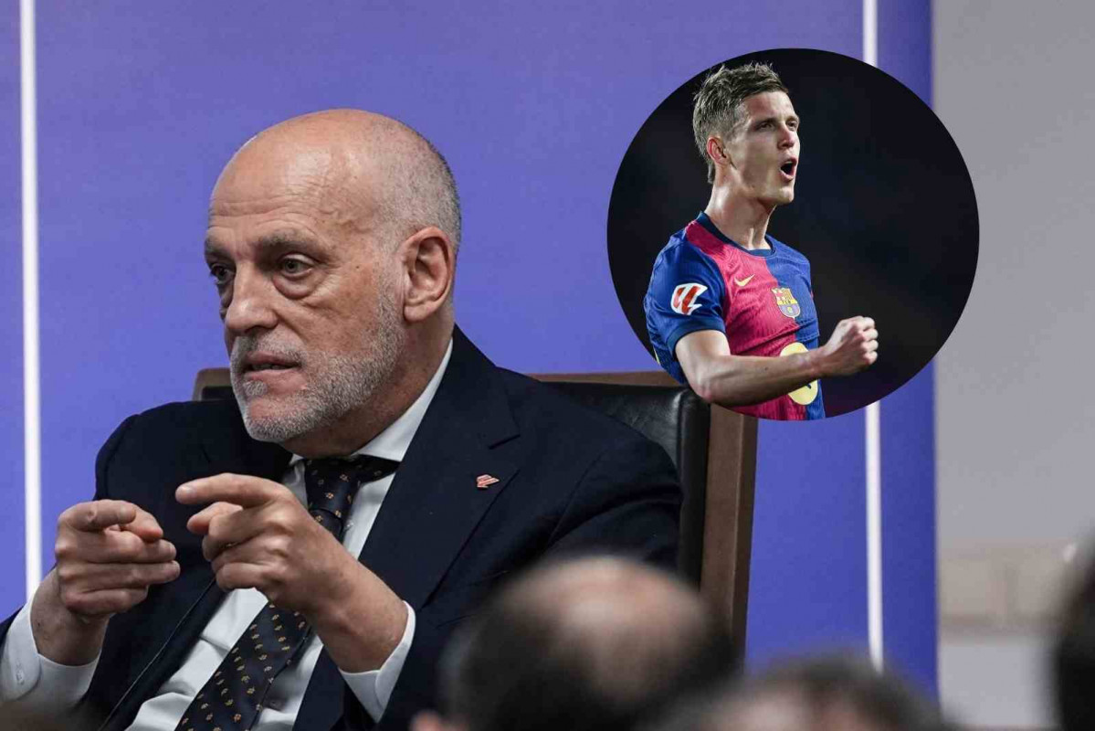 Javier Tebas y Dani Olmo