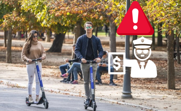Casi 3.000 multas en Barcelona en el primer mes de obligatoriedad de usar casco con el patinete