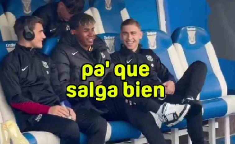 ¿David Bisbal en el banquillo del Barça? El vídeo que nadie esperaba con Lamine Yamal y Gavi