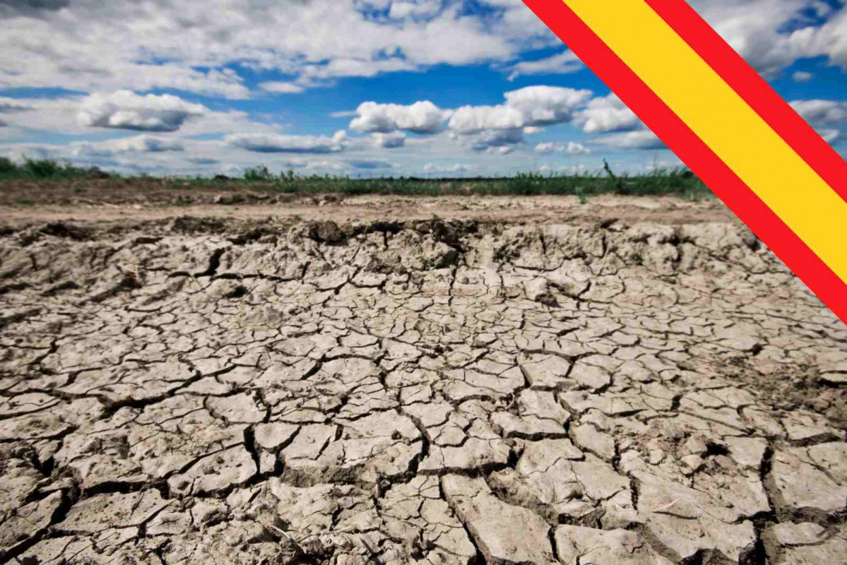 Tierra agrietada, España