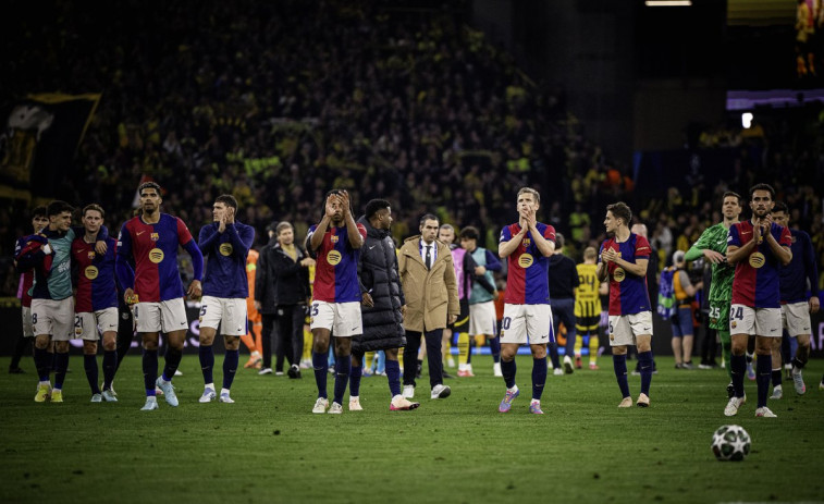 Un Barça irreconocible pierde en Dortmund (3-1) pero está en semis de Champions