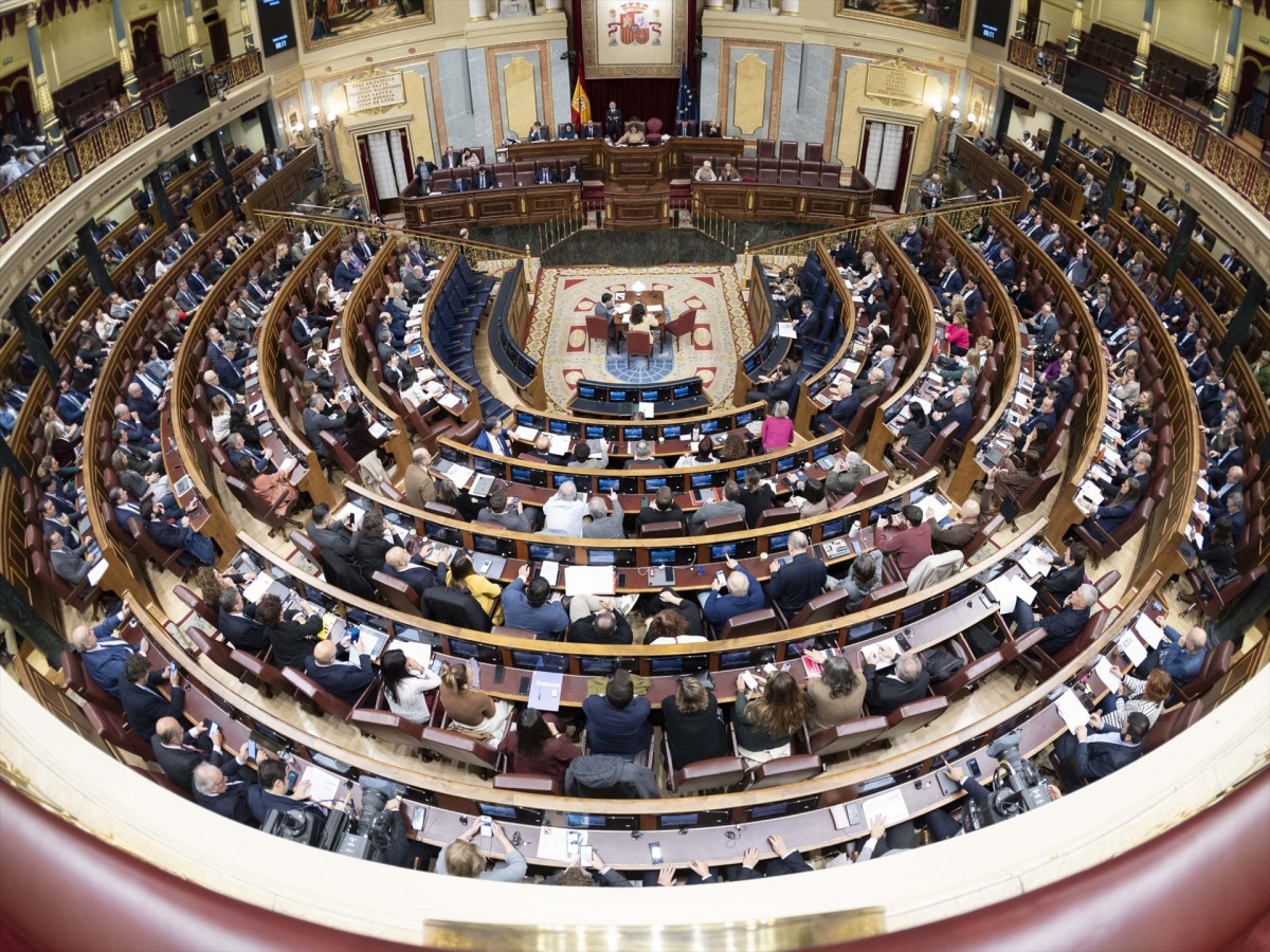 EuropaPress 6515029 vista general hemiciclo congreso 19 diciembre 2024