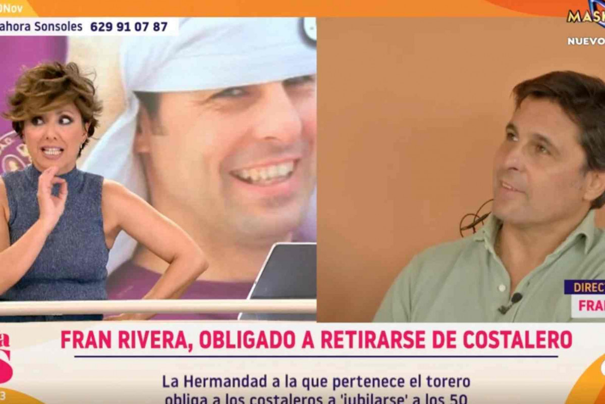 Fran Rivera en 'Y Ahora Sonsoles'   ANTENA3