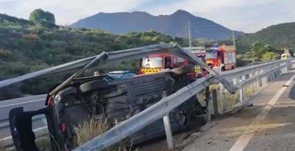 Tragedia en la AP-7: un muerto y siete heridos por conducción temeraria en Vilablareix