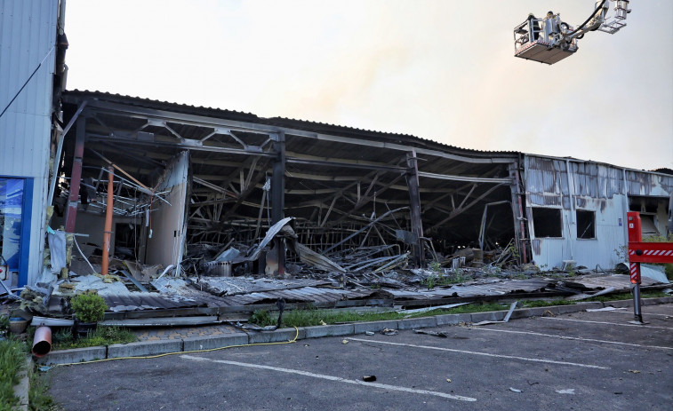Un incendio arrasa un almacén de munición del ejército ruso en el este de Moscú
