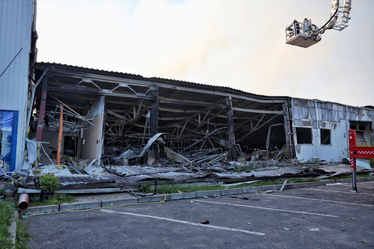 Un incendio arrasa un almacén de munición del ejército ruso en el este de Moscú