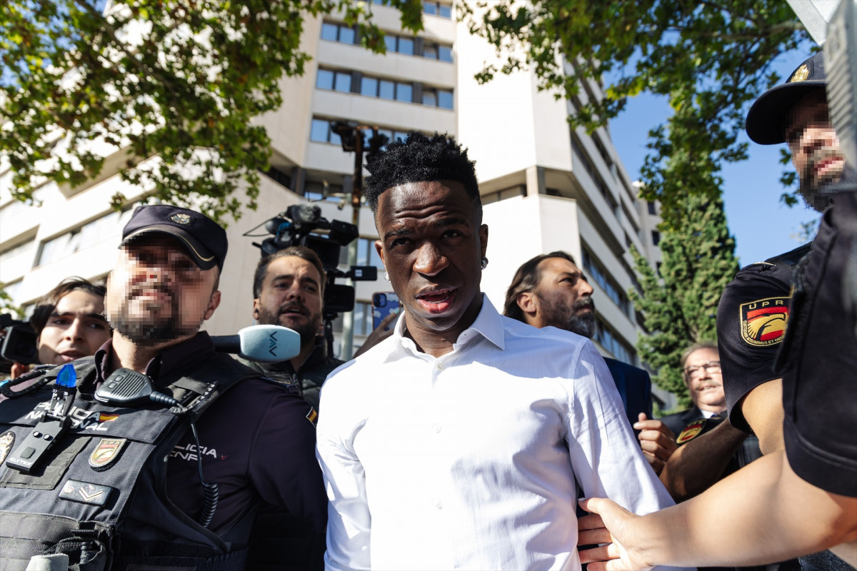 EuropaPress 5485038 jugador futbol vinicius jr salida declarar insultos racistas recibidos
