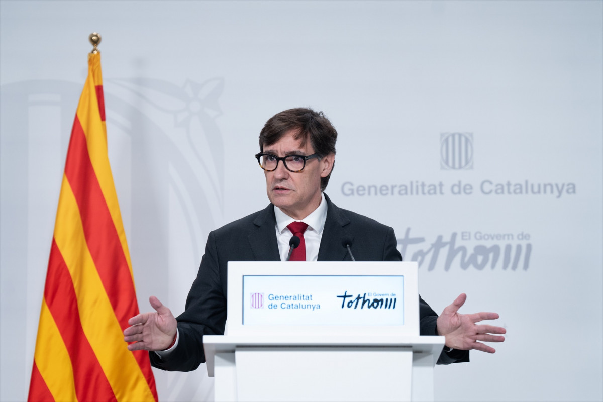 EuropaPress 6685027 presidente generalitat catalunya salvador illa rueda prensa sexta reunion