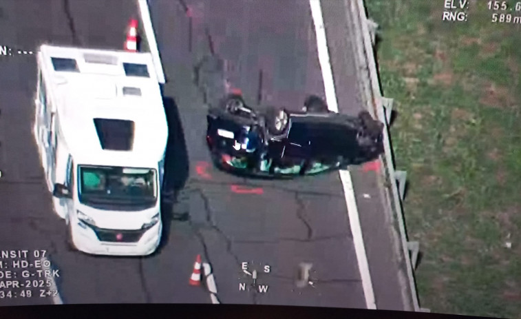 Un accidente en la AP-7 en Castellet i la Gornal (Barcelona) genera 15,5 km de retención