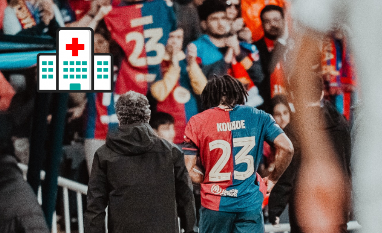 KOundé: el defensa francés del Barça se pierde varios partidos del tramo decisivo de la temporada