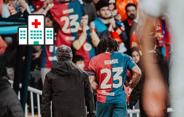 KOundé: el defensa francés del Barça se pierde varios partidos del tramo decisivo de la temporada