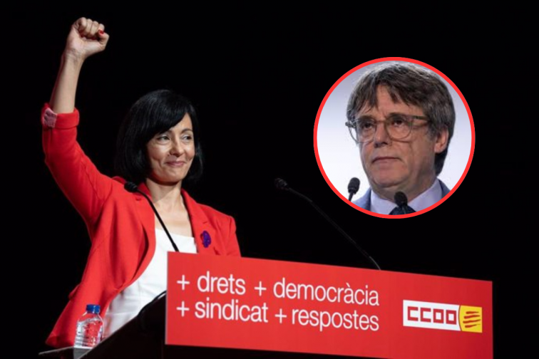 ¿Reunión entre CCOO y Puigdemont en Bruselas? La respuesta de la secretaria general del sindicato en Catalunya