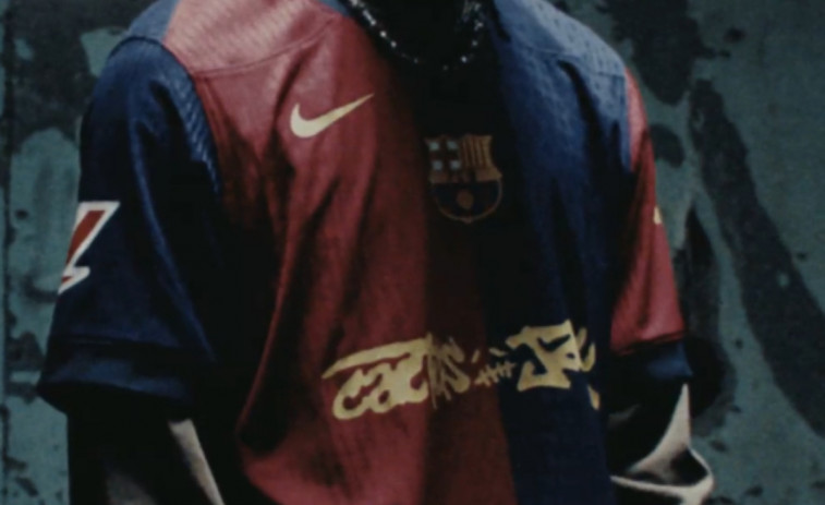 ¡Confirmado! El Barça lucirá el nombre del controvertido Travis Scott en la camiseta del Clásico contra el Madrid