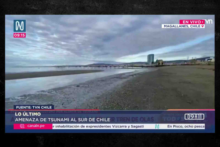 El mar se retira de la costa chilena tras un terremoto de 7,5: pánico por posible tsunami