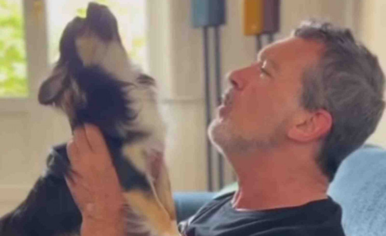 VÍDEO | El perro de Antonio Banderas canta con él y arrasa en redes: ha nacido una estrella