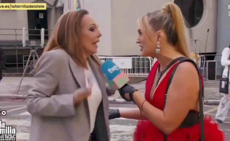 VÍDEO | Tensión en el reencuentro entre Marta Riesco y Rocío Carrasco en ‘La familia de la tele’