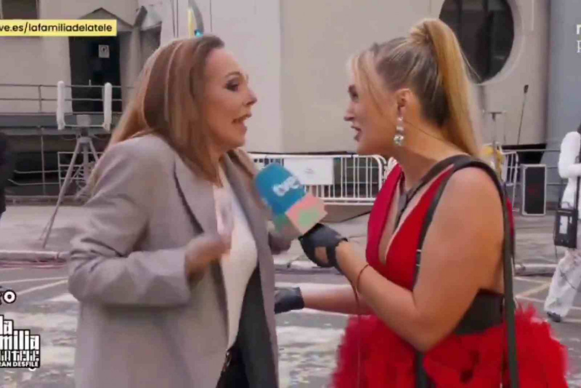 Rocío Carrasco y Marta Riesco en 'La Familia de la Tele'