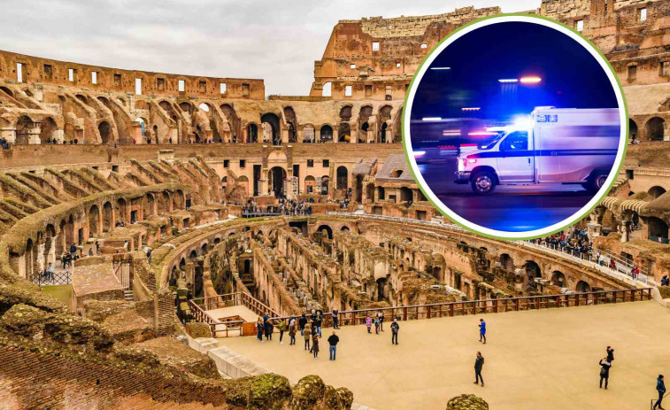 Un turista acaba empalado en una valla mientras intentaba hacerse un selfie en el Coliseo de Roma