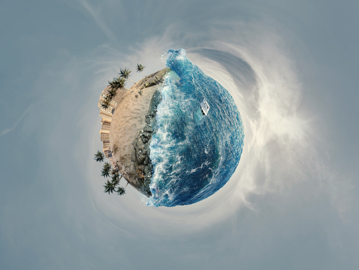 Efectos del clima con tsunami