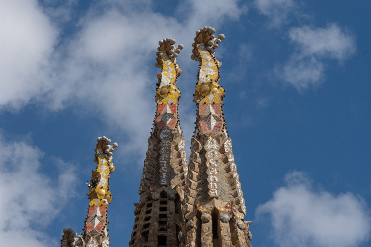 EuropaPress 6222439 detalle sagrada familia 19 septiembre 2024 barcelona espana