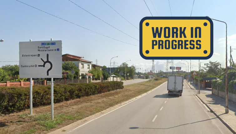 ¡Obras en la entrada a la autovía B-30! Cerrada a partir del 11 de mayo a la altura de Rubí