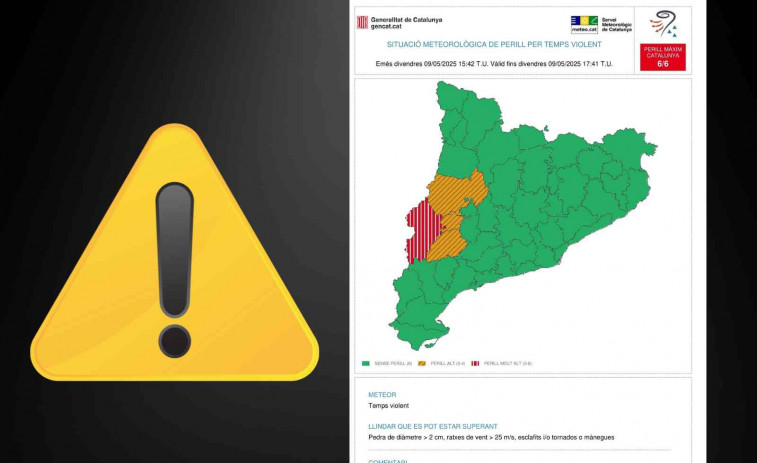 Activado el aviso en nivel de peligro máximo por 