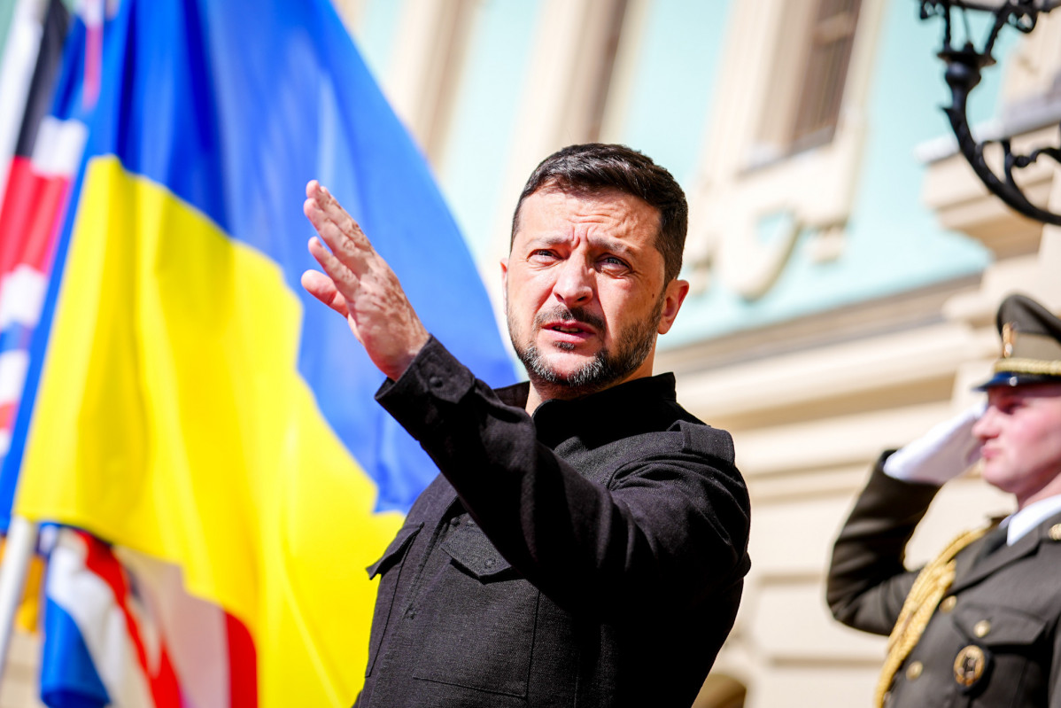 EuropaPress 6711428 10 may 2025 ukraine kiev ukrainian president volodymyr zelensky waits in