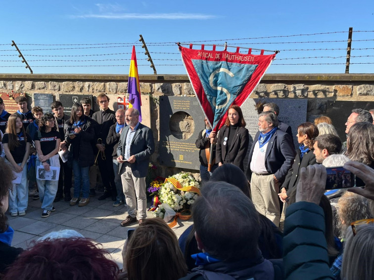 La Generalitat y la ACM hacen historia en Mauthausen en el 80 aniversario de la liberación del campo nazi
