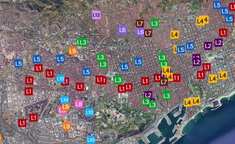 Así se mueve el metro de Barcelona: el vídeo que arrasa en Instagram