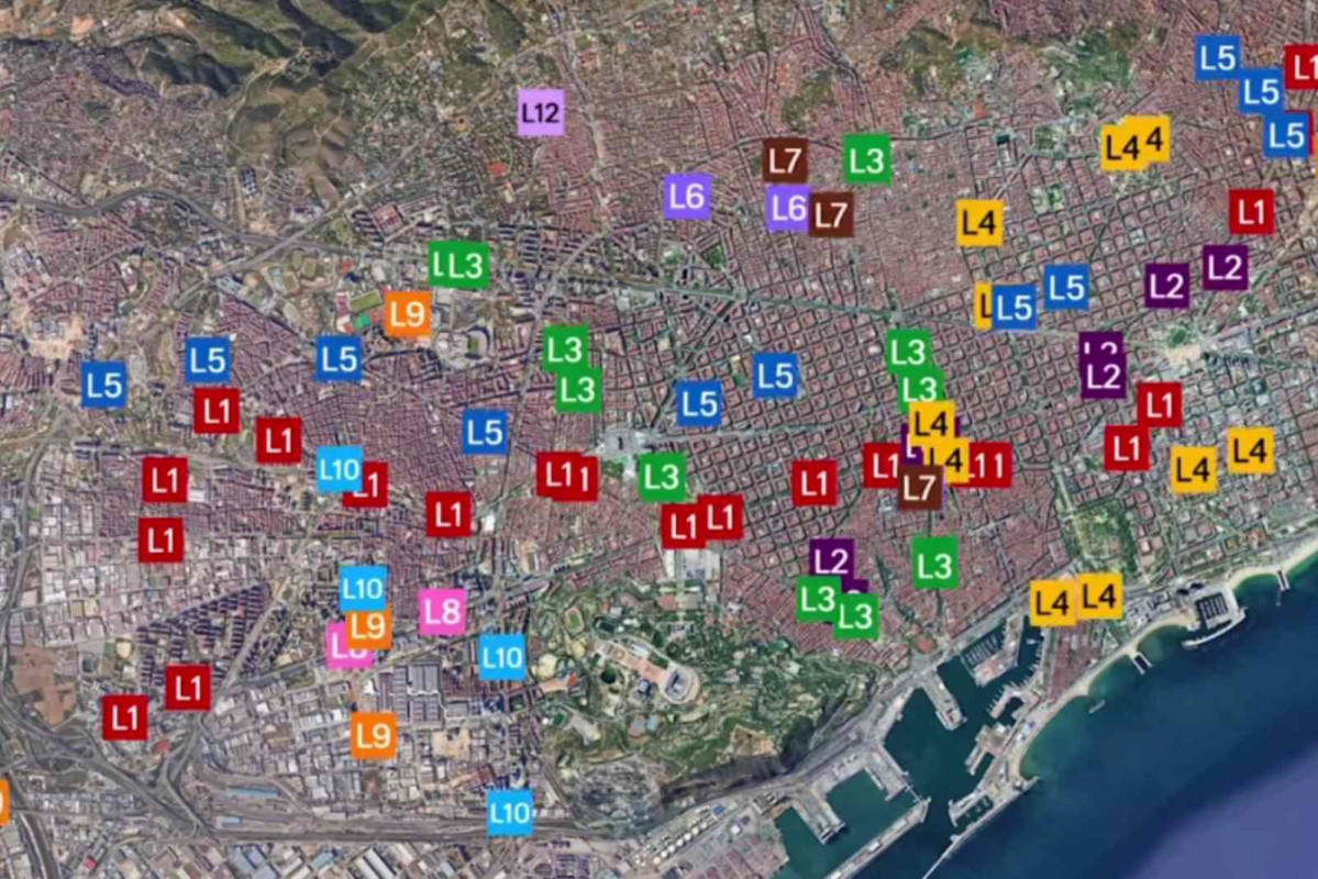 Líneas del metro de Barcelona