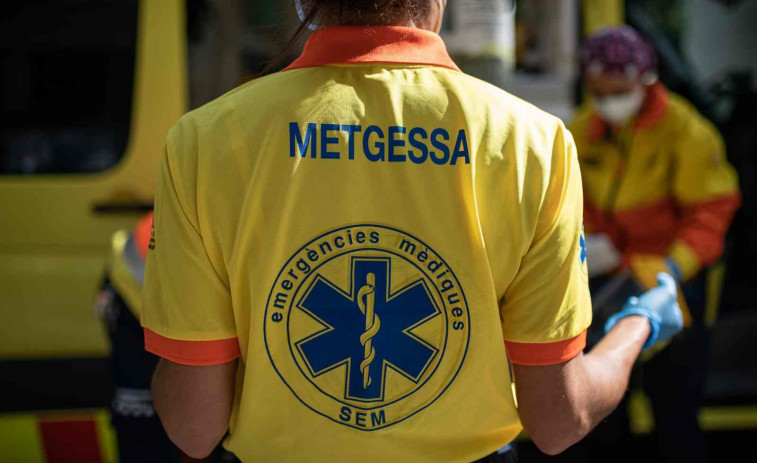 Un hombre muere de forma natural mientras conducía en la C-16 en Sant Vicenç de Castellet