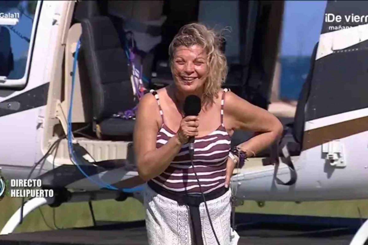 Terelu Campos en Supervivientes con el bañador de El Corte Inglés   Mediaset