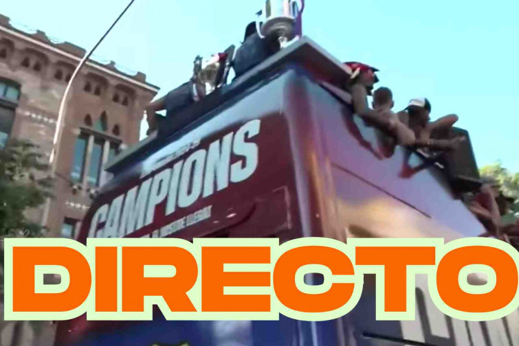 DIRECTO | Sigue la rúa del Barça en Barcelona: el campeón de Liga celebra por todo lo alto su victoria