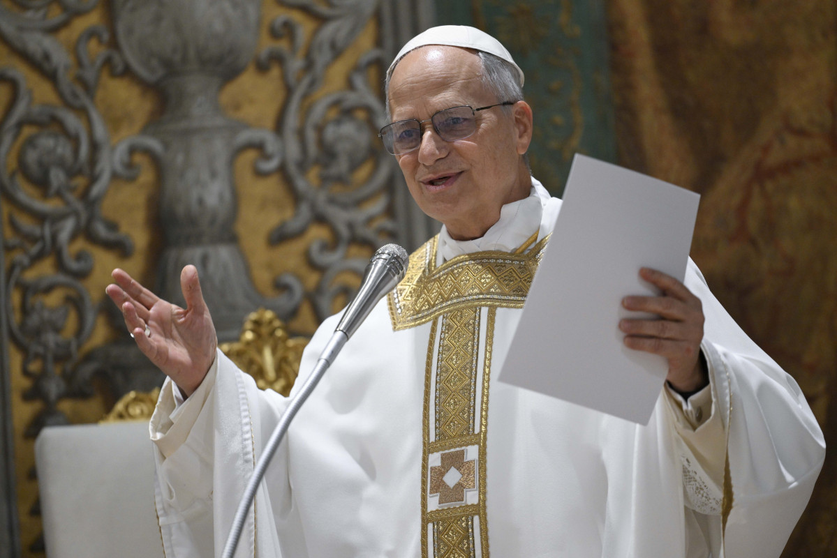 EuropaPress 6709550 vatican vatican no libri italy rome vatican 2025 5 9pope leo xiv celebrates