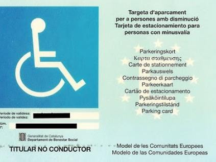 Targeta aparcament