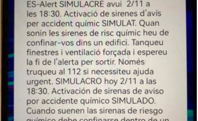 Un gran simulacro químico confinará a 200.000 personas en Tarragona y Terres de l’Ebre