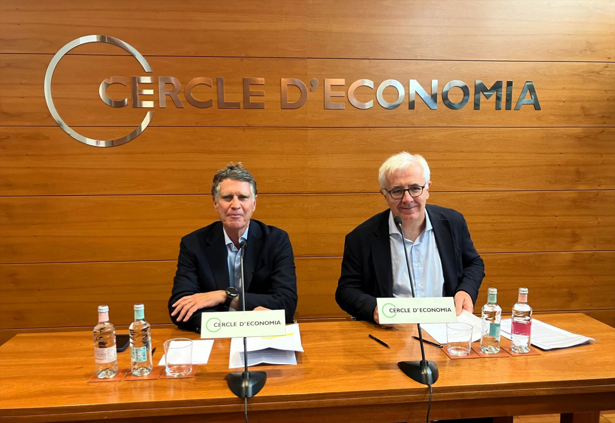 EuropaPress 6735447 presidente cercle deconomia jaume guardiola director general miquel nadal